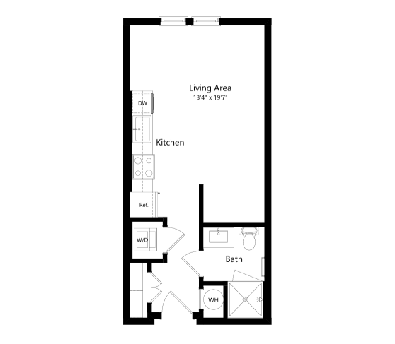 Floor plan layout diagram for Ada